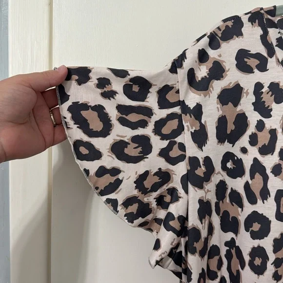 Southern Stitch XXL cheetah and colorful stripe with pockets - Picture 6 of 12